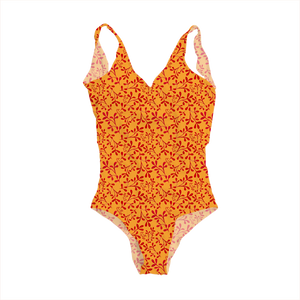 109. Spoon-shaped leaves version I in orange