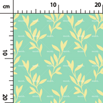 Load image into Gallery viewer, 137. Pinnatisect leaves in yellow on green
