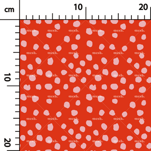 149. Modern mini bubbles digital in red