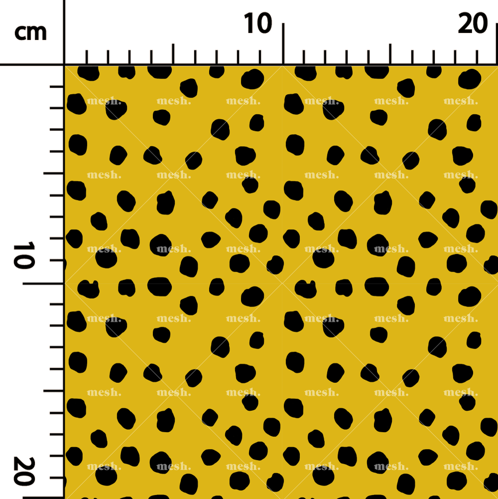 150. Modern mini bubbles digital in yellow