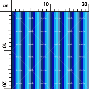 173. Contemporary blue stripes I