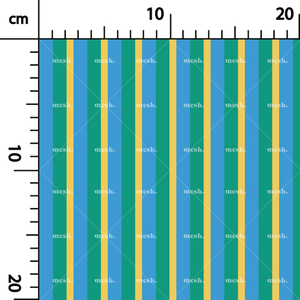 176. Coloured stripes version IV in blue