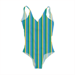 Load image into Gallery viewer, 176. Coloured stripes version IV in blue
