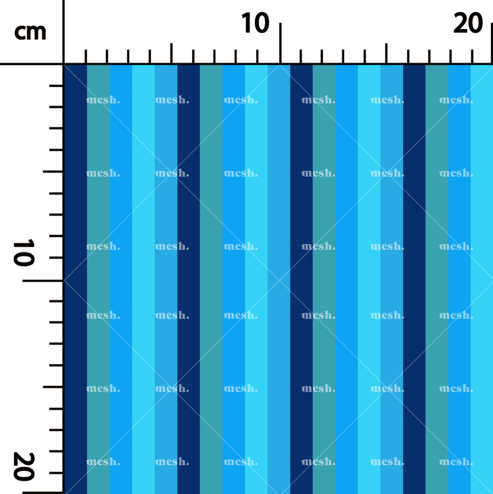 184. Contemporary blue stripes II
