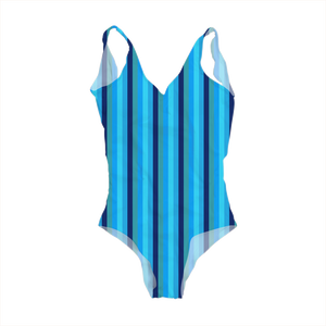 184. Contemporary blue stripes II