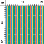 Load image into Gallery viewer, 187. Coloured stripes version VII in green
