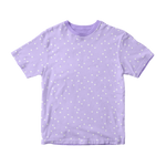Load image into Gallery viewer, 206. Messy dots in white on purple
