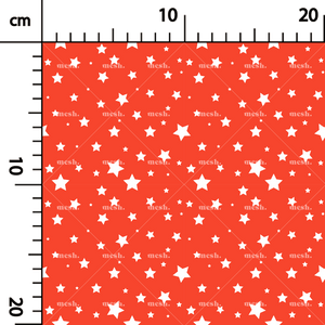237. Small stars in red