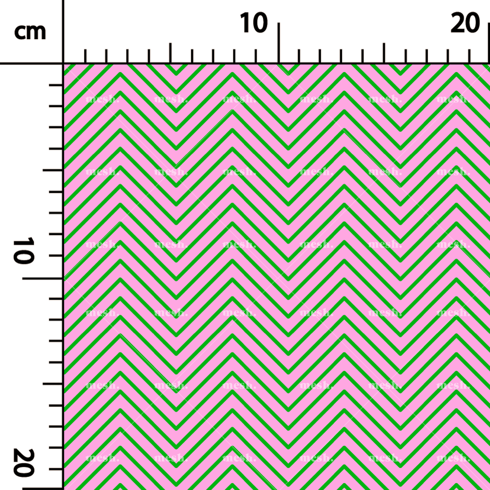 262. Coloured chevron in pink