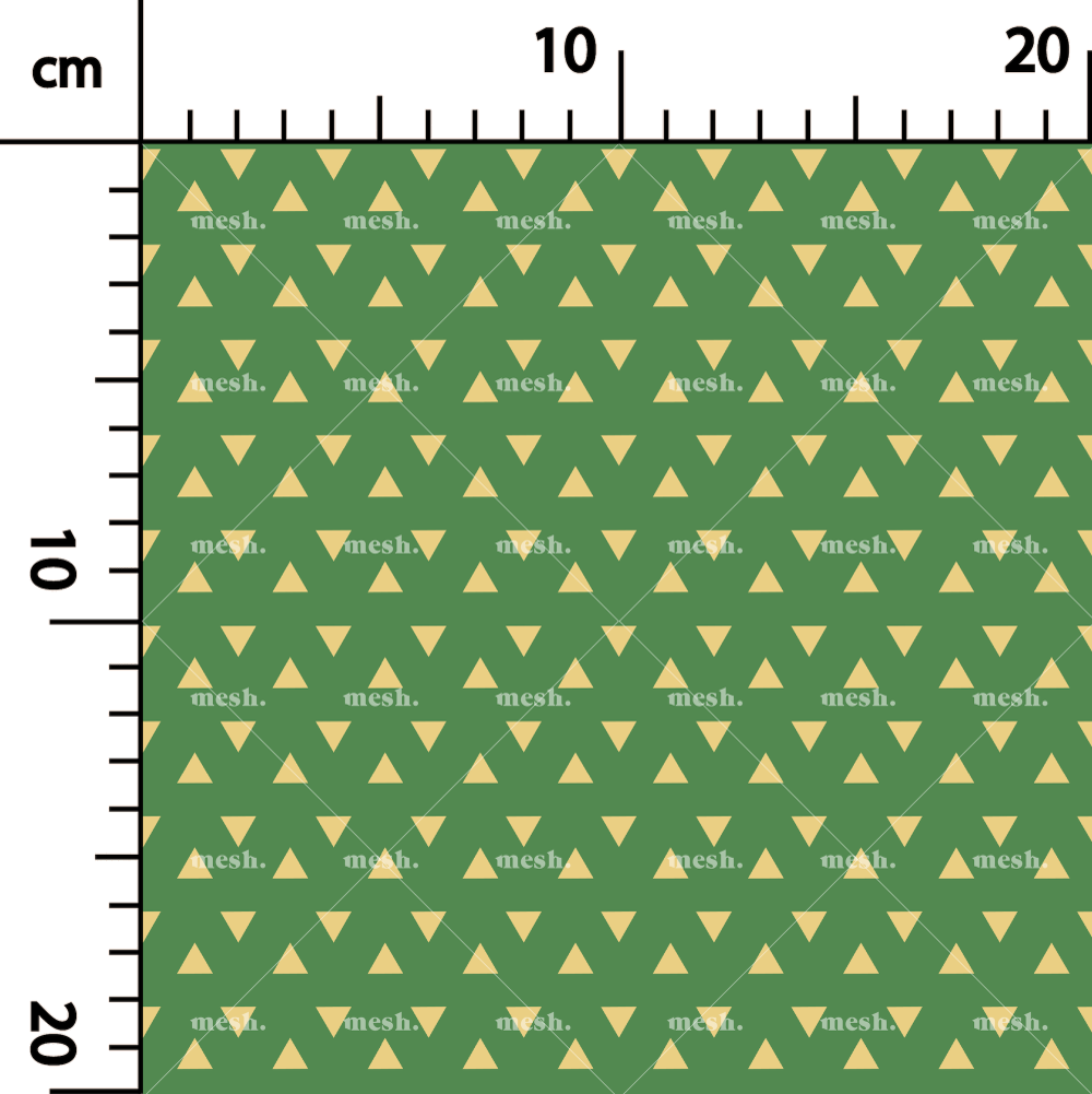 263. Triangles mood basic in green