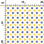Load image into Gallery viewer, 283. Flowers tile version I in yellow
