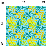 Load image into Gallery viewer, 2. Tropical leaves artwork in blue
