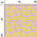 Load image into Gallery viewer, 395. Modern elks in purple on yellow
