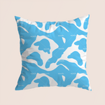 Load image into Gallery viewer, Blue spots in blue pattern design printed on recycled fabric canvas mockup
