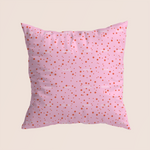 Load image into Gallery viewer, Infinite dots pink in red pattern design printed on recycled fabric canvas mockup
