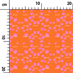 Load image into Gallery viewer, 46. Animal skin digital in pink on orange
