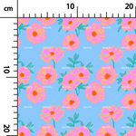 Load image into Gallery viewer, 478. Floral dream digital trendy in blue
