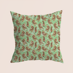Load image into Gallery viewer, Tigers everywhere trendy in green pattern design printed on recycled fabric canvas
