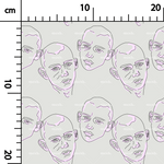 Load image into Gallery viewer, 559. Man faces highlighted in grey
