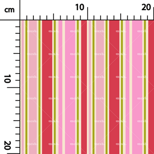 605. Retro pink stripes