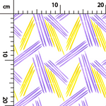 Load image into Gallery viewer, 63. Hand-painted lines in yellow and purple
