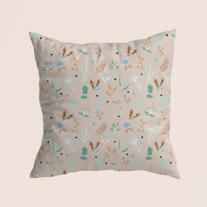 Playful nature pattern design recycled fabric home decor