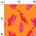 Load image into Gallery viewer, 74. Paint brush strokes red and pink in orange
