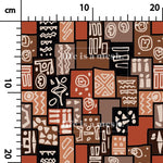 Load image into Gallery viewer, 766. African language in brown and red

