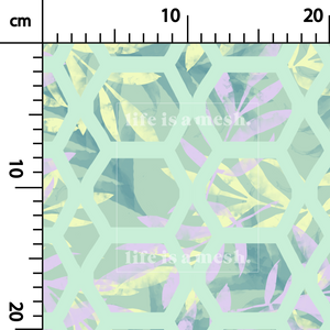 827. Tiles Leaves Green