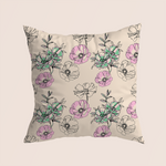 Load image into Gallery viewer, Floral dream premium in beige recycled fabric home interior
