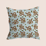 Load image into Gallery viewer,   Snakes everywhere ii recycled fabric home interior
