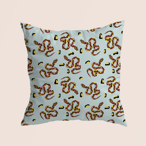   Snakes everywhere ii recycled fabric home interior