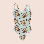 Load image into Gallery viewer,  Snakes everywhere ii recycled fabric swimwear
