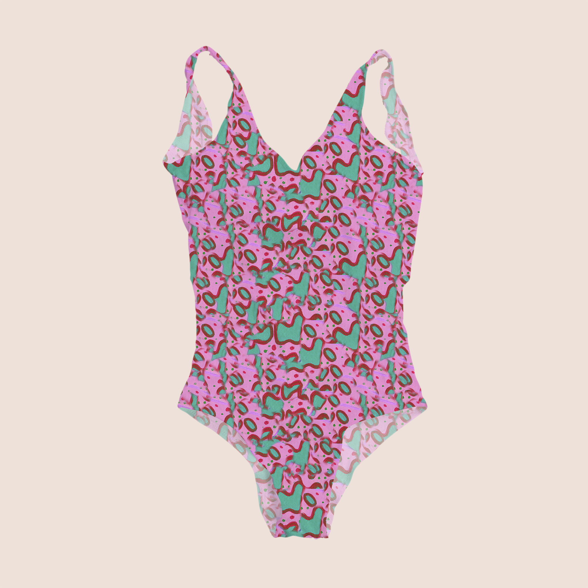  Blend colours sand in pink recycled fabric swimwear